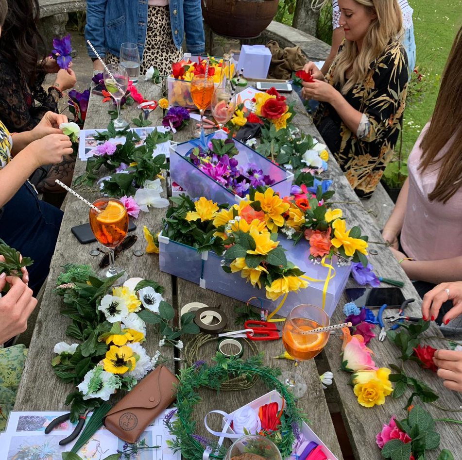 Faux Flower Crown Workshop